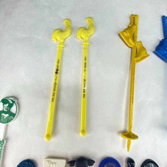 Vintage Swizzle Sticks Mixed Lot of 44 - Picture 2 of 10